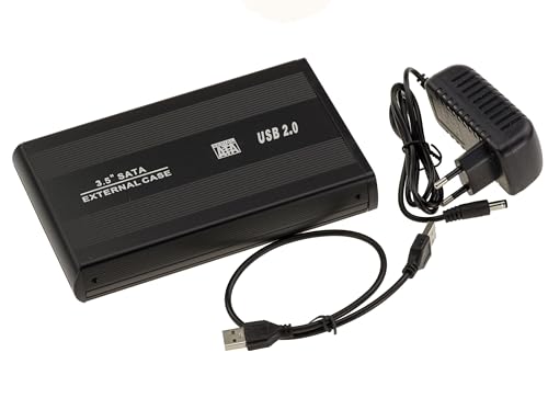 KALEA-INFORMATIQUE Boitier Externe USB pour disques durs SATA 3.5 avec Alimentation Externe. en Aluminium