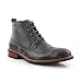 Ferro Aldo Michael MFA806278 Mens Casual Wing Tip Perforated Mid -Top Brogue Boots – Grey, Size 8.5