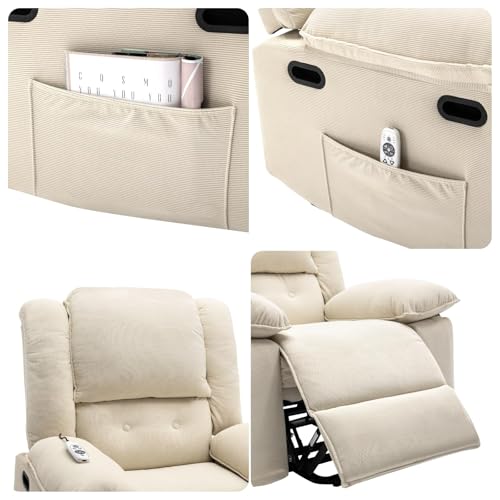 Sillón reclinable eléctrico con masaje y calefacción miniatura 4