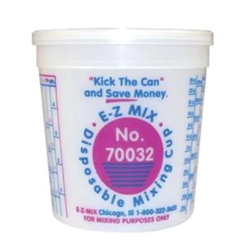 E-Z Mix 1 Quart Disposable Mixing Cups 100/Box