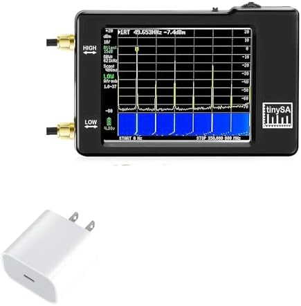 BoxWave Charger Compatible with Seesii Handheld Tiny Frequency Analyzer - PD GAN miniCube (30W), 30W Tiny PD GAN Type-C Wall Charger - Winter White image 2
