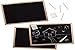 Baker Ross AX378 Grands Tableaux En Bois, Lot De 3, Tableaux De Craie Pour Le Dessin D'Enfants, Les Devoirs, La Salle De Classe, Les Mariages Ou La Signalisation