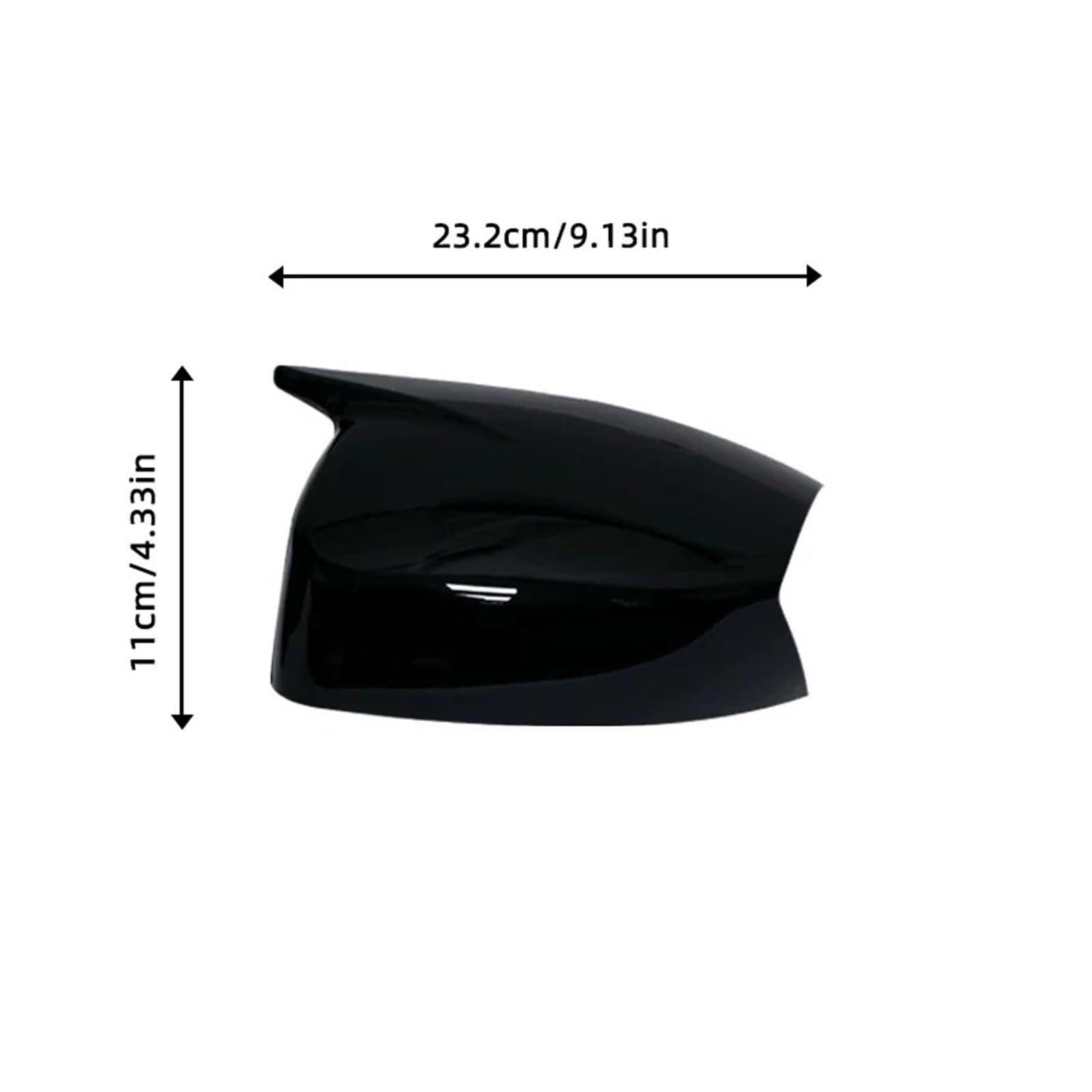 Calotta specchietto Per Ford S-MAX 2006 2007 2008 2009 2010 2011 2012 2013 2014 2015 Telaio Retrovisore Laterale Primer Specchio Cappucci specchietti retrovisori(Carbon Look)