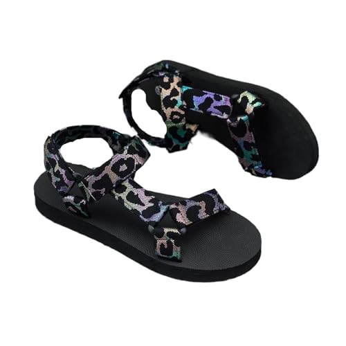 Womens Sandals Lightweight leopard print casual comfortable all-match outdoor ladies Roman sandals flat2