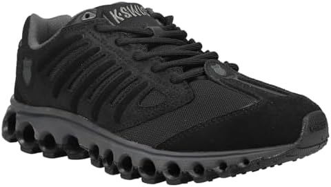 K-Swiss Women's Tubes Pharo Sneaker, Black/Black/Dark Shadow, 7 M | Image 1