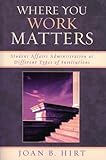 Where You Work Matters: Student Affairs Administration at Different Types of Institutions (American College Personnel Association)
