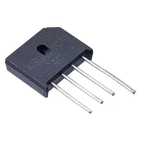 PENGLIN 10 Stück KBU1010 1010 Brückengleichrichter Diode 10A 1000V Silizium Brückengleichrichter,4Pins