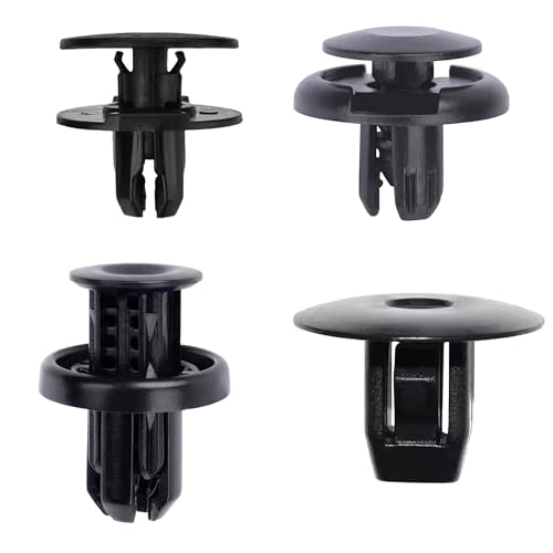 50 pz copertura paraurti anteriore posteriore griglia sotto copertura push-type fermo clip di fissaggio rivetto 91505-TM8-003 compatibile con Honda Acura Accord Civic. Si adatta a fori da 10 mm.