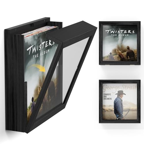 Emfogo 2 Pack Vinyl Record Frame, Album Frames for...