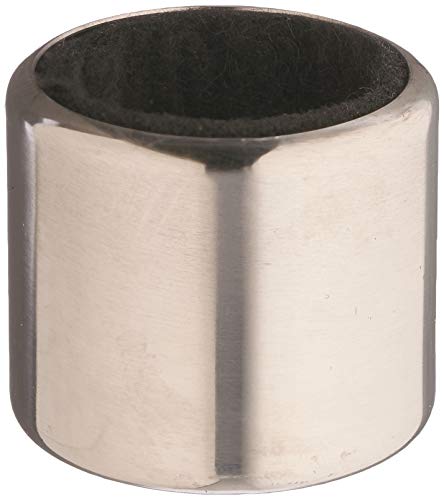 Cork Pops Silver Tone Nicholas Collection Felt Wine Drip Collars - Set of 2