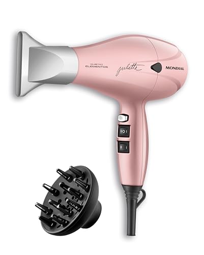 MONDIAL Secador de Cabelo By Juliette, Golden Rose, 2000W, 110V - SCP-JU-01