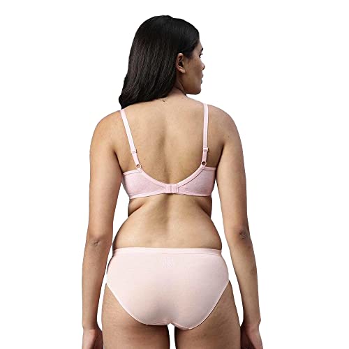 Image of Enamor Non-Wired Racerback Strap Lightly Padded Womens T-Shirt Bra (Orchid, 32B)