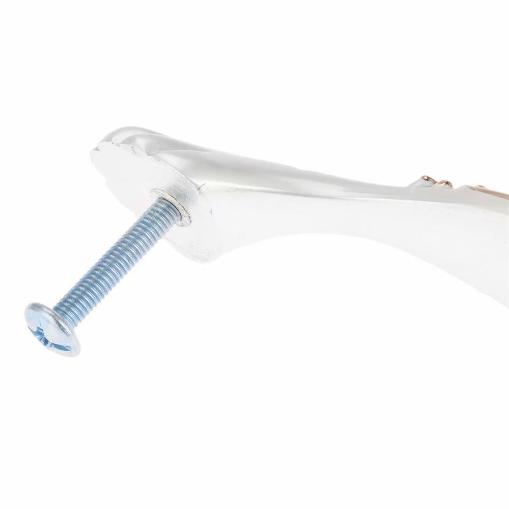 10 Stück Möbelgriff/Knauf aus Zinklegierung, Schubladengriff, Küchentürgriff, Schrankgriff, Hardware mit Schrauben (Silber, Weiß und Gold, Lochabstand 128 mm)