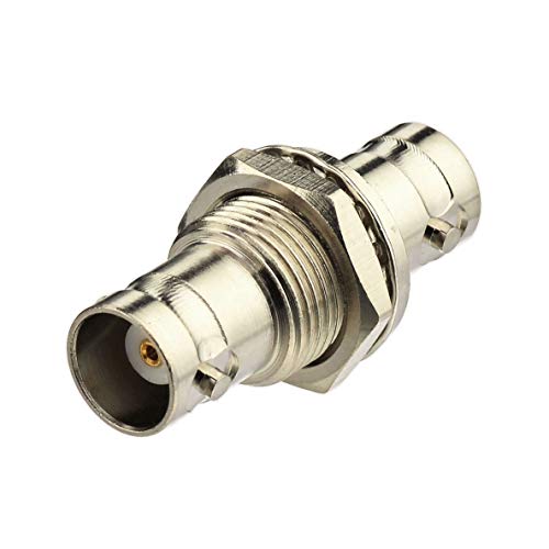 Adaptador Conector Coaxial BNC Hembra a Hembra 2-Pack miniatura 7