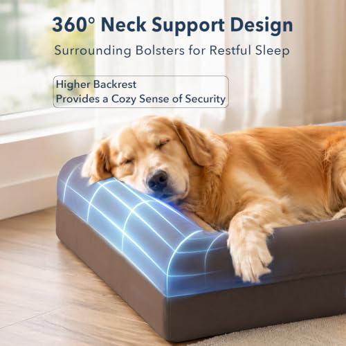 Image of Washable Dog Bed Orthopedic Waterproof for Medium Sized Dogs