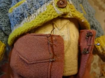 イタリア製／レンチドール／アンチィークドール/フェルト人形 イタリア製／レンチドール／アンチィークドール/フェルト人形