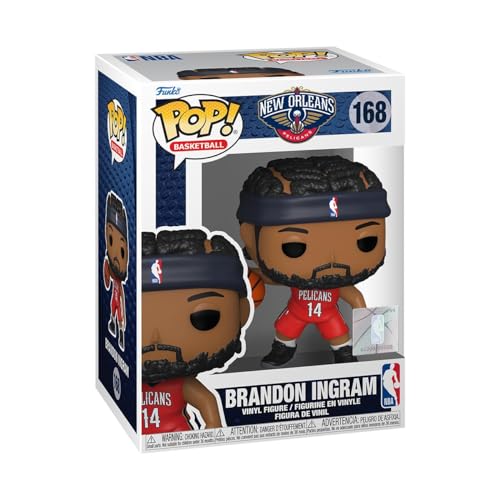 Funko Pop! NBA: Pelicans - Brandon Ingram - Figura de Vinilo Coleccionable - Idea de Regalo- Mercancia Oficial - Juguetes para Niños y Adultos - Sports Fans - Muñeco para Coleccionistas y Exposición