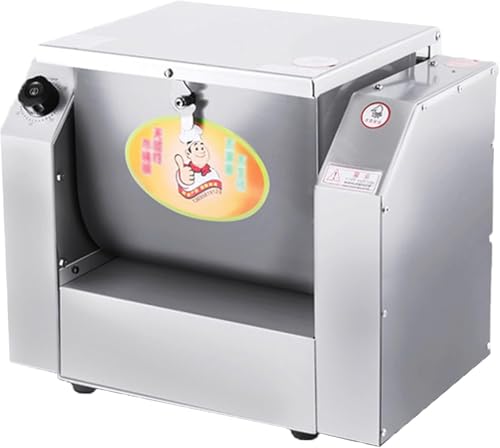 Dxysyldrun 5kg,Amasadora De Masa Comercial, Mezcladora De Harina con Capacidad De Amasado De 3/5 / 8,5 Kg, Amasadora Eléctrica De Masa De Acero Inoxidable