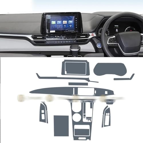 Película protectora de TPU para Toyota Sienna 2022-2024 lámina interior transparente 3