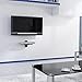 WALI Floating Wall Mounted Shelf with Transparent Strengthened Tempered Glass for DVD Players, Cable Boxes, Games Consoles, TV Accessories (CS201), 1 Shelf, Black