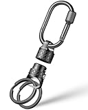 IUMIUN Magnetic Quick Release Keychain,Detachable Magnet Carabiner Clip Pull Apart Key Chain for Men Women-Secure Lock System