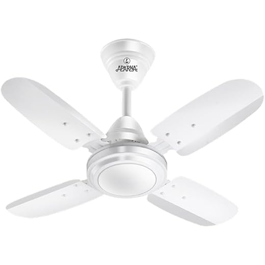 Aparna Swift 600 mm (24 inch) High-Speed Ceiling Fan (White)