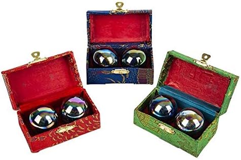 Rhode Island Novelty Chinese Meditation Baoding Health Balls - 1.5 Rainbow