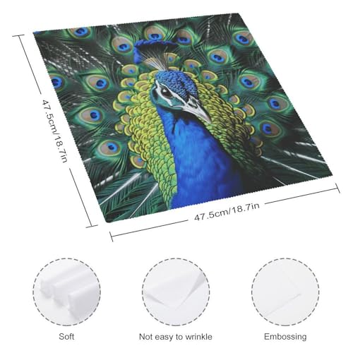 Servilletas de Tela Cuadradas 18x18 Pulgadas Pack 4 miniatura 2