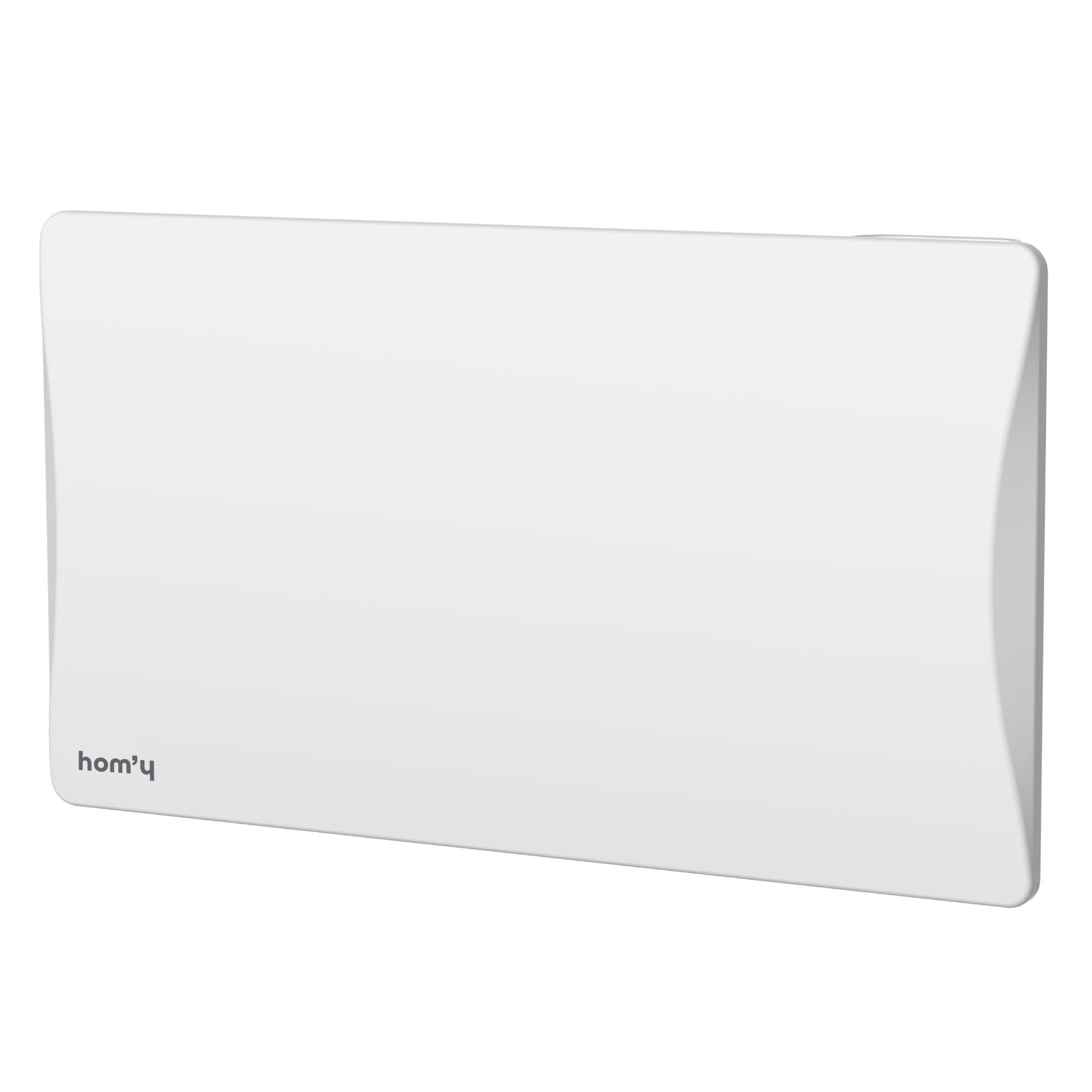 BESTHERM - Radiateur électrique fixe connecté WIFI à inertie sèche fonte 1500W ALOA CONNECT horizontal blanc