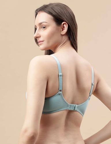 Image of Marks & Spencer NW Solid OPP Bra Light Blue