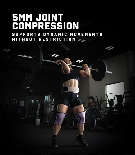 Image of Gymreapers 5MM Knee Sleeves for Weightlifting, Squats, Powerlifting, and Functional Training - Compression Knee Support for Men & Women - Joint Protection & Recovery - Pair