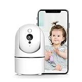 Baby Monitor, 1080P Baby Monitor with Camera and Audio, Remote Pan-Tilt-Zoom Baby Camera, Two-Way...