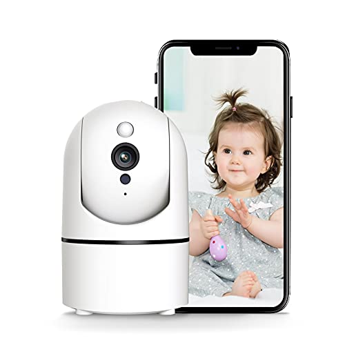 Baby Monitor, 1080P Baby Monitor with Camera and Audio, Remote Pan-Tilt-Zoom Baby Camera, Two-Way Talk, Night Vision, Motion Tracking, WiFi Camera Indoor for Baby, Pet, Family , SD Card/Cloud Storage Baby Monitor, 1080P Baby Monitor with Camera and Audio, Remote Pan-Tilt-Zoom Baby Camera, Two-Way Talk, Night Vision, Motion Tracking, WiFi Camera Indoor for Baby, Pet, Family , SD Card/Cloud Storage