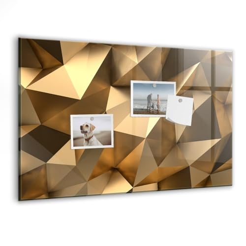 Whiteboard moderne verre trempé 60x40cm au design abstrait haut de gamme