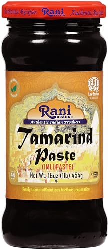 Rani Tamarind Paste Puree (Imli) 16oz (1lb) 454g Glass Jar, ...