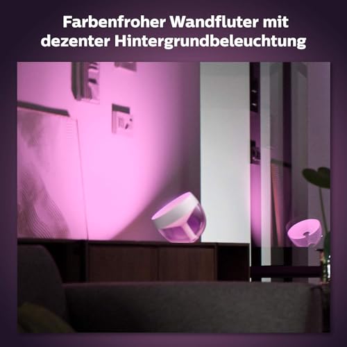 Philips Hue Iris Tischleuchte, dekorative Beleuchtung, Weiß – Ansicht 4