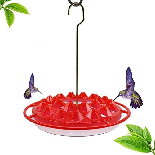Mary's Sweety Hummingbird Feeders Built-in Ant Moat - Unique Hummingbird feeders, Bird Feeder with 30 Feeding Ports,Best Hummingbird Feeders House Decor (Style A)