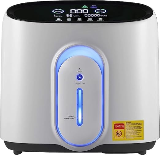 briteway Oxygen Concentrator O2 Generator Intelligent Home Air Purifier 93%,1-8L/Min Flow High Purity AC 220V Remote Control For Home And Travel Car Use DE-Q1, Multicolor-image-47