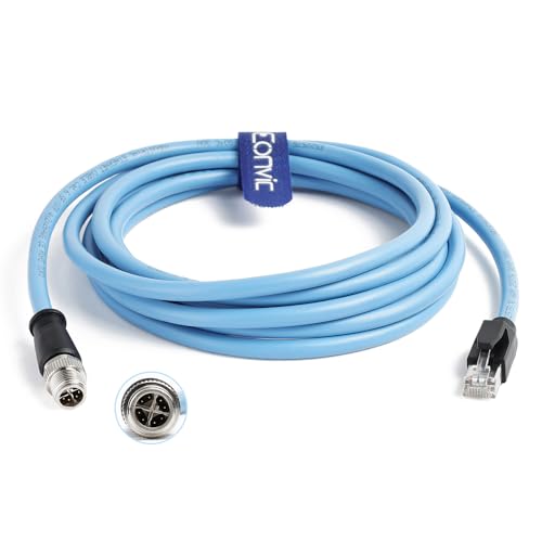 Cable Ethernet Industrial Cat6 M12 3 m miniatura 2