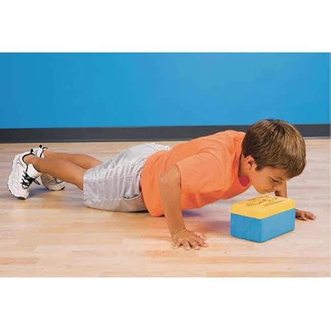 S&S Worldwide Foam Push-Up Block, 8 x 5 x 4-1/4IN