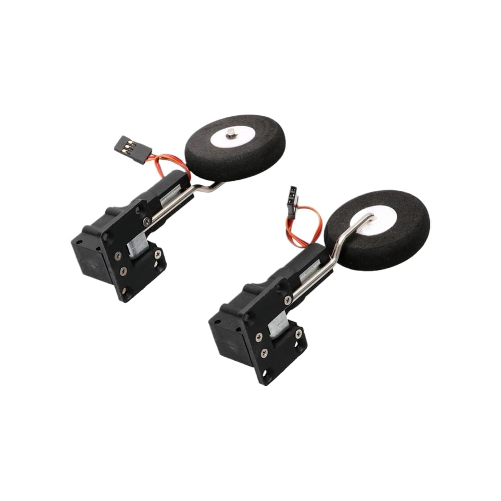 Tren de aterrizaje retráctil electrónico para avión RC,varilla helicoidal
