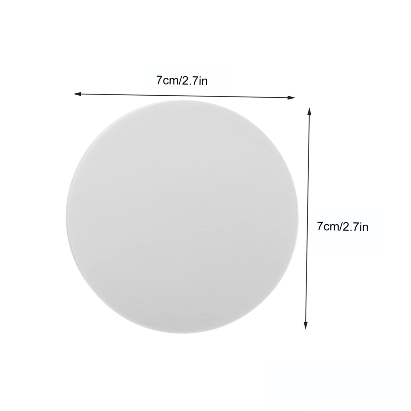 PRETYZOOM Qualitative Filter Paper 7cm Diameter 200 Sheets Lab Filtration Easy to Use Round Design
