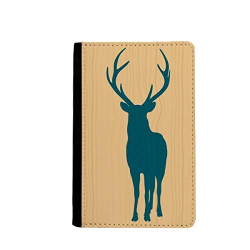 Porte-passeport en bois bleu pour protéger vos documents contre les pliures