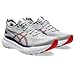 ASICS Men's Gel-Kayano 31 Running Shoes, 8, Piedmont Grey/Fiery RED