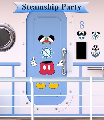 10 imanes decorativos de puerta Cruise Mouse Boy, pack miniatura 2