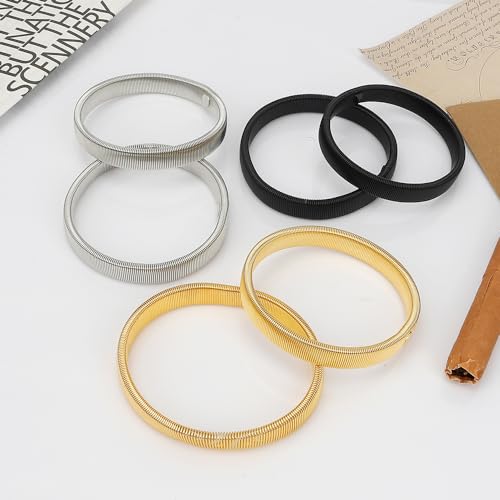 enithElite Ärmelhalter,3 Paar Ärmelhalter Damen,Hemdhalter Herren,Hemdhalter,Anti-Rutsch-Hemd ÄrmelhalterAnti Rutsch Hülsenhalter Damen Herren Langarm Hemdhalter Metallarmbänder zum Fixiert Ärmel