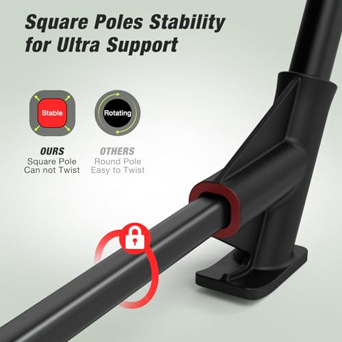 Ultralight-Compact-Camping-Cot-60s-Easy-Set-Up-28-Wide-Surface-Supports-330lbs-5-Stabilizers-Portable-Folding-Backpacking-Cot-wStorage-Bag-for-Outdoors-and-Home-Oxford-Black