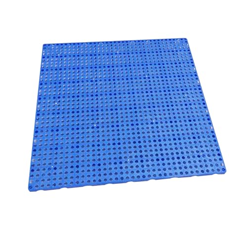 Palette en plastique emboîtable et plateforme de stockage extérieur pour charges lourdes