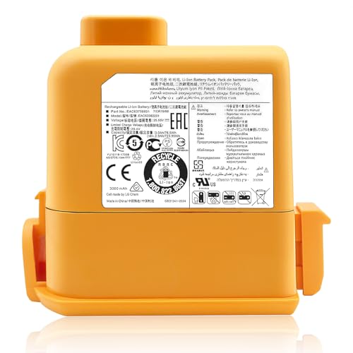 Lcenerga 3000mAh for LG Vacuum Battery Replacement for LG Cord Zero A9,A9S,P9,A9K-CORE,A9MAX,A9T-Ultra,A9K Pro,A9N,A9M,A9MULTI,A958,A958SA,A9 Plus A905M A907GMS A905RM A908MVR A929KVM A958S R3U1