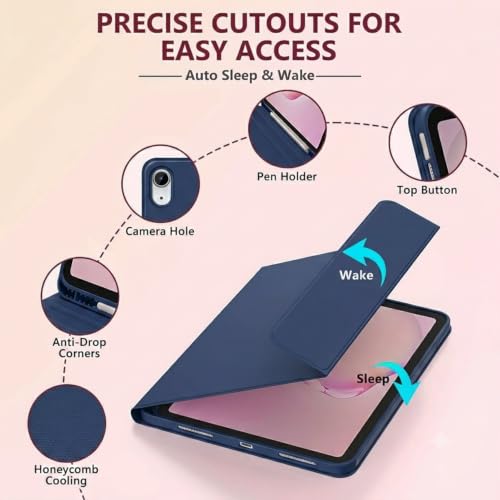 Funda con teclado para iPad Air 11 con retroiluminación de 7 colores 5